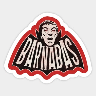 Barnabas Collins Vintage Dracula Vampire Horror Movie Sticker